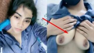 Toketnya Zahra Real Mancung Kencang Gini di Menit 24